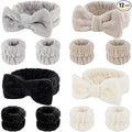 SLNZAPTY 12 PCS Face Wash Headband Wristband Set by SLNZAPTY