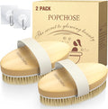 POPCHOSE Dry Brushing Body Brush, Natural Bristle Dry Skin Exfoliating Brush by Popularchoicesfromhere