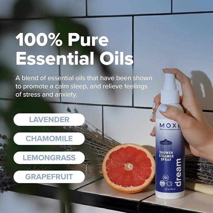 MOXE Shower Mist, Spa Steam Spray, Certified Natural Essential Oils, - Image 6