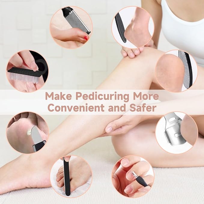 Electric Foot Callus Remover Rechargeable Pedicure Kit - Image 6