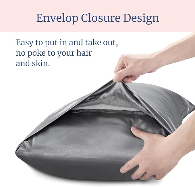 BEDELITE Satin Pillowcase for Hair and Skin, Super Soft Similar to Silk Pillow - Image 6
