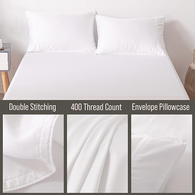 Bella Coterie | Luxury Bamboo Viscose Standard Size Pillowcase Set | 100% - Image 3