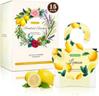 15 Packs Lemon Scented Sachets Bag for Drawers and Closets, Air Freshener for Home Fragrance Sachet, Long-Lasting Hanging Closet Deodorizer Smell Goods for House