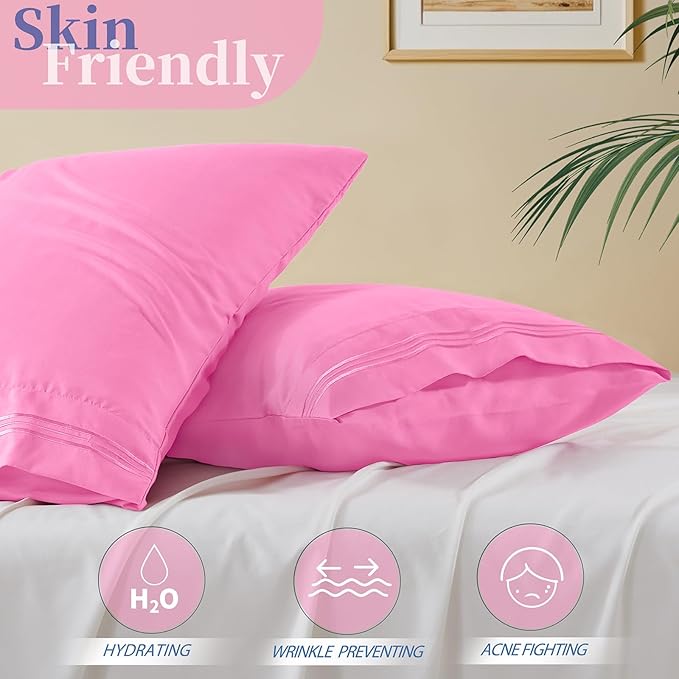 Vonty 2 Pack Queen Pillow Cases - Image 3