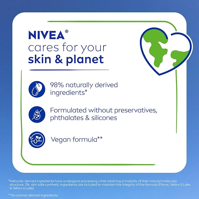NIVEA Mango Lip Care, Vegan Lip Balm Pack - Image 12