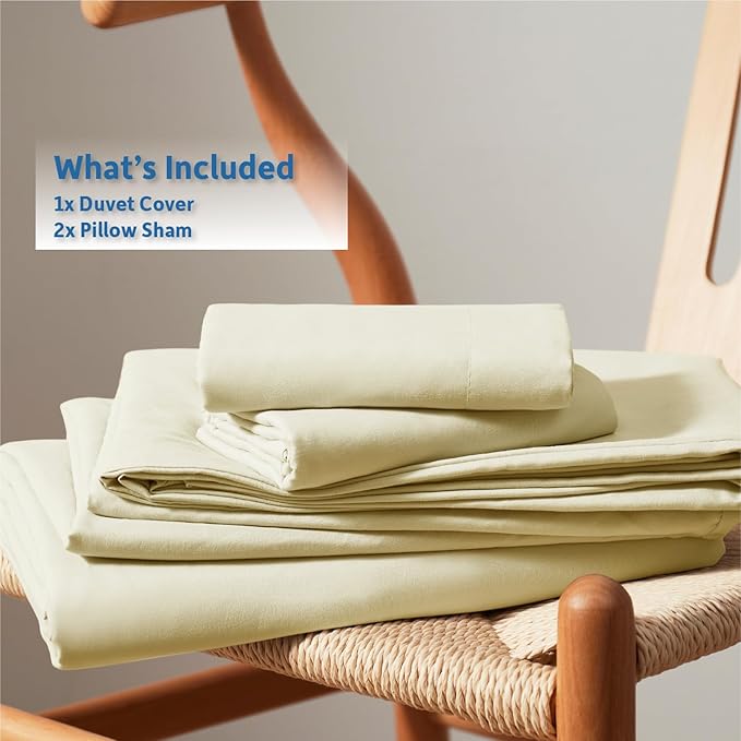 Nestl Vanilla Yellow Duvet Cover King Size - Image 9