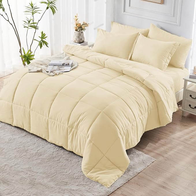 JOLLYVOGUE Twin XL Comforter Set, Ultra-Soft Bed in a Bag Twin XL Size 5 Pieces - Image 8