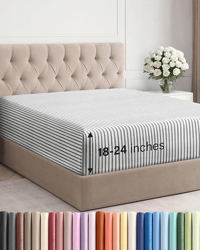 Extra Deep Full Fitted Sheet by CGKUnlimited