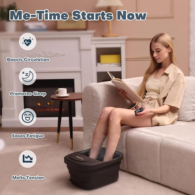 Collapsible Foot Bath, Foot Spa Bath Massager - Image 2
