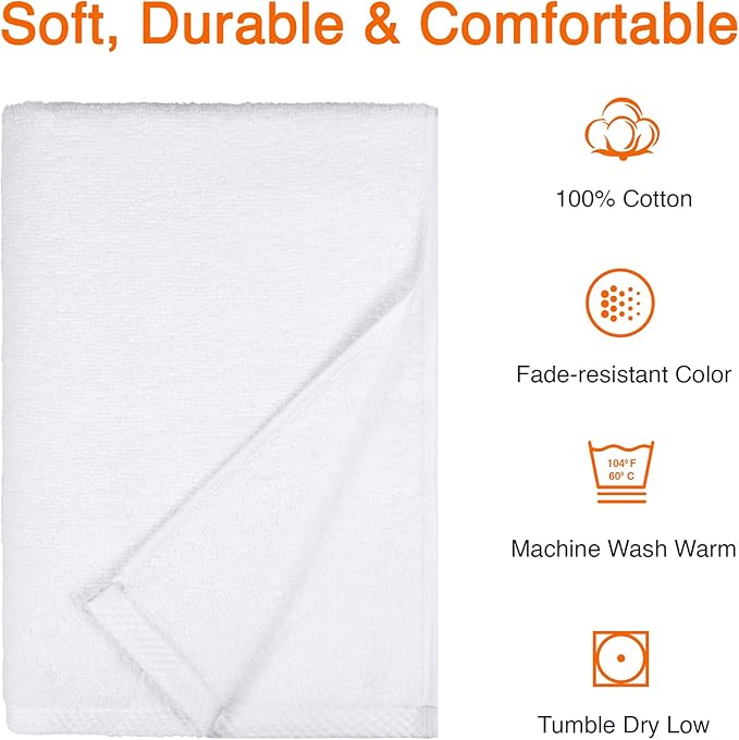 Amazon Basics 2-Piece Quick-Dry Oversize Bath Towel, 100% Cotton - Image 8