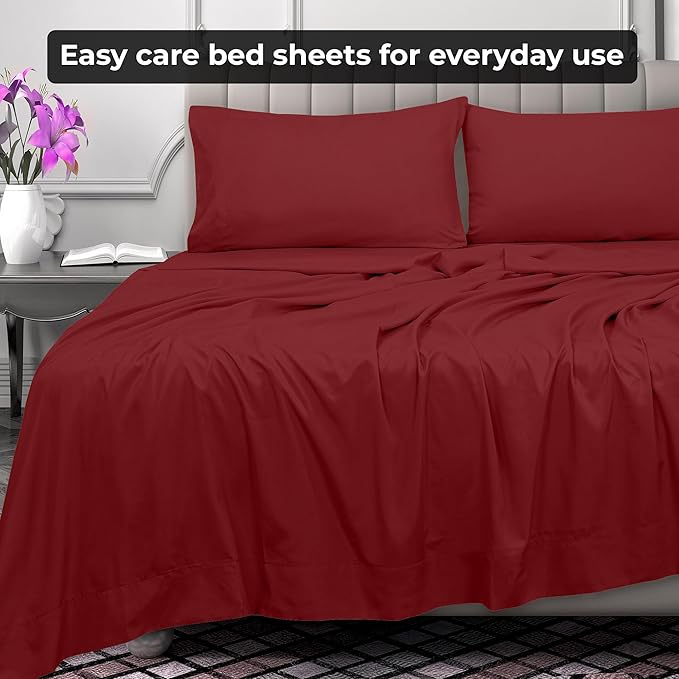 Royale Linens King Cal Flat Sheet - Image 7