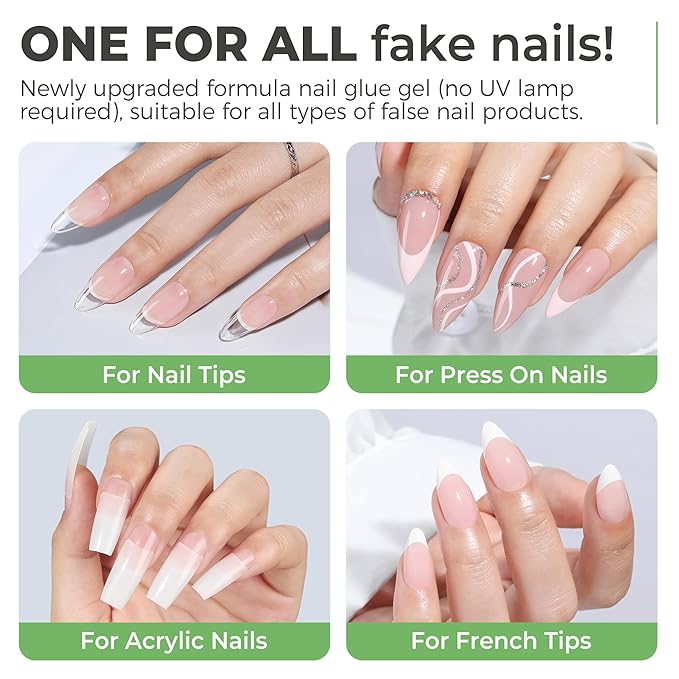 UNA GELLA 5ml Super Strong Gel Nail Glue - Image 5
