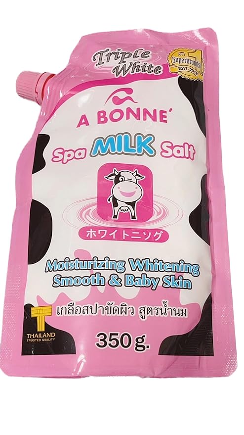 A Bonne Spa Milk Salt Moisturizes Whitens and Softens Skin 350g - Image 3
