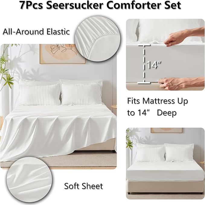 CozyLux California King Comforter Set - Image 5
