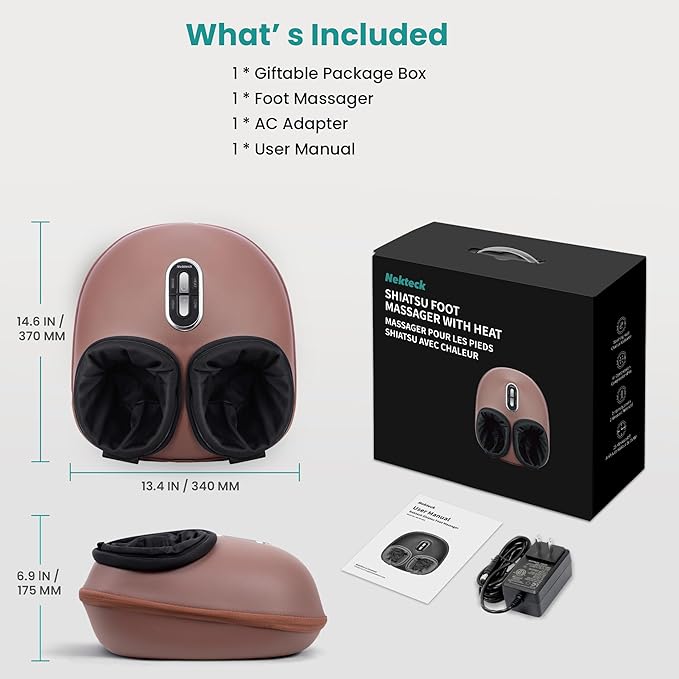 Nekteck Shiatsu Foot Massager - Image 9