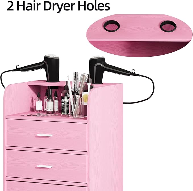 4ever2buy Salon Station for Hair Stylist, Salon Trolley Cart - Image 3