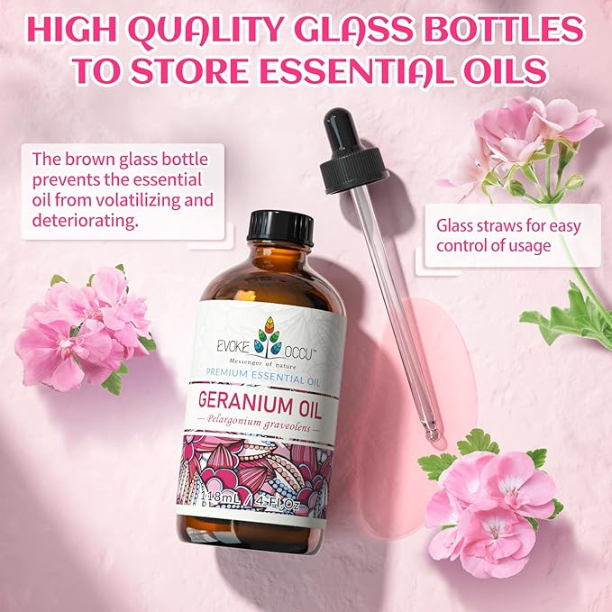 EVOKE OCCU Pure & Natural Geranium Essential Oil - Image 9