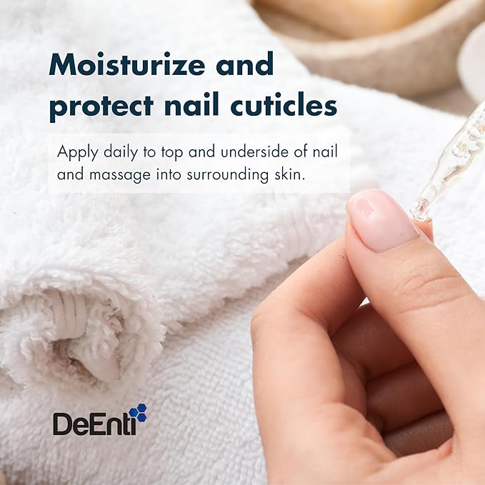 DeEnti Cuticle Oil, Jojoba Oil for Nails, 2oz Hydrating Cuticle Nail Oils - Image 2