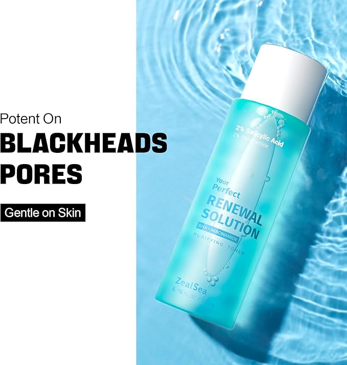 ZealSea Salicylic Acid Toner, BHA Liquid Exfoliant, Pore Minimizer - Image 2