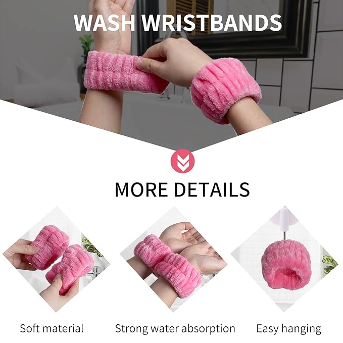 WSYUB Spa Headband and Wrist Bands - Image 5