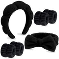 VELSCRUN 6 Pack Spa Headband, Makeup Headband, Face Wash Headbands, Skincare by VELSCRUN