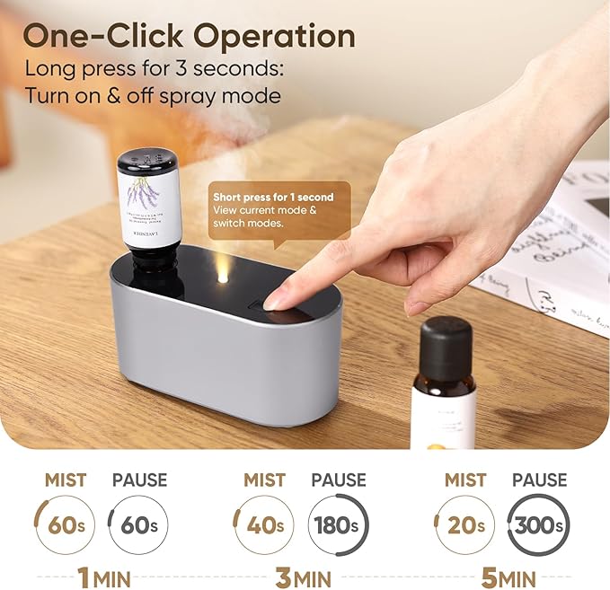 Waterless Diffuser for Home Essential Oil Diffuser, Aromatherapy Diffuser - Image 5