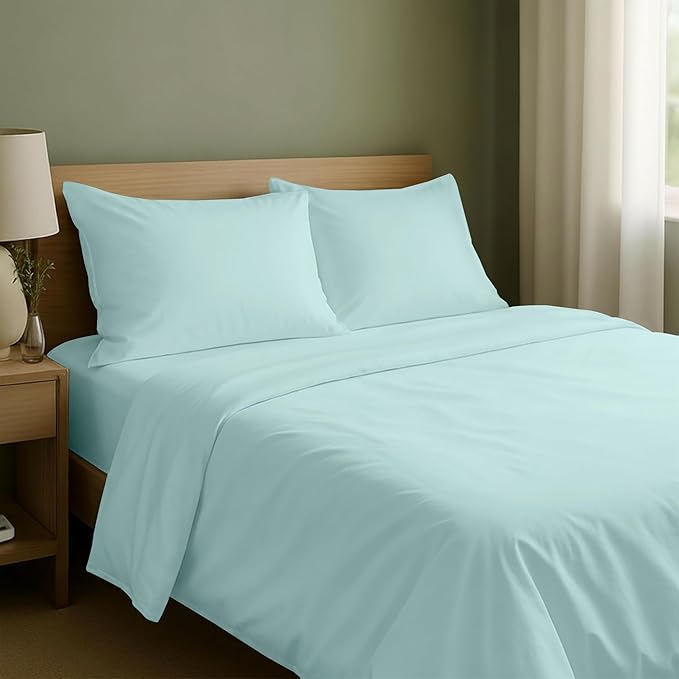 California Design Den Natural 100% Cotton Sheets Full Size Bed Set by CaliforniaDesignDen