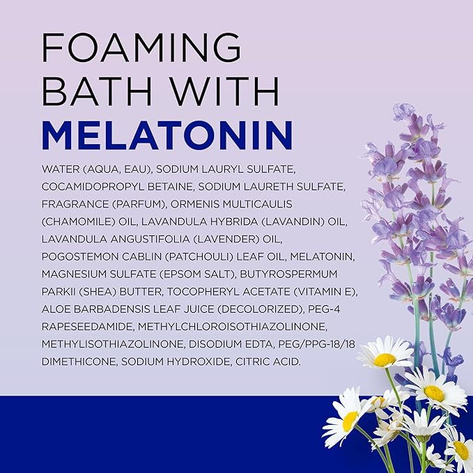 Dr Teal's Foaming Bath with Pure Epsom Salt, Sleep Blend with Melatonin - Image 5