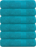 KAHAF COLLECTION 100% Cotton Bath Towels, 24x48 Pack of 6 Towels, Quick Dry by KAHAF+COLLECTION