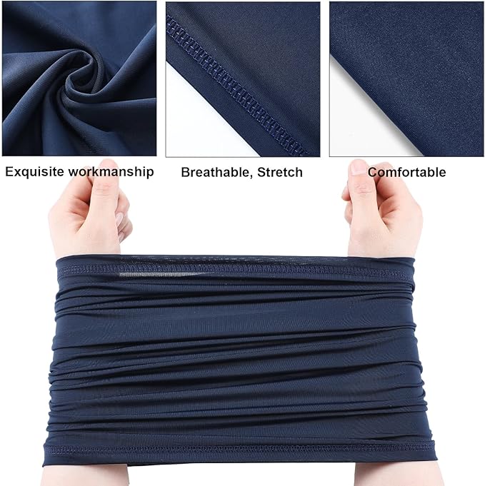 Geyoga 6 Pieces Summer UV Protection Cooling Neck Gaiter Face Clothing Neck - Image 5