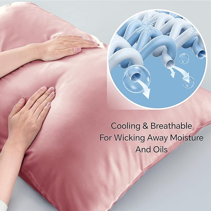 BEDELITE Pillow Cases Queen Size Set of 2, Rayon Derived from Bamboo, Cooling - Image 3