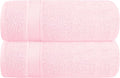 Belizzi Home Cotton 2 Pack Oversized Bath Towel Set 28x55 inches, Large Bath by Unknown