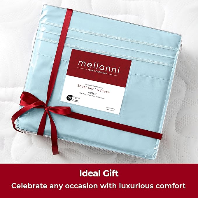 Mellanni Split King Sheets Set - Image 7