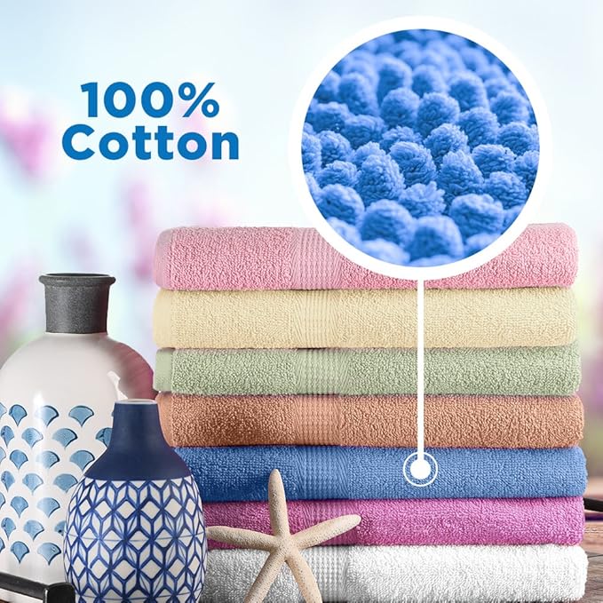 CrystalTowels 7-Pack Bath Towels - Image 3