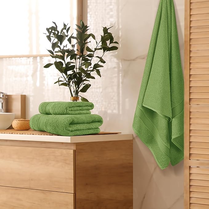 Belizzi Home Ultra Soft 3 Pack Cotton Towel Set, Contains a Bath Towel 28x55 - Image 2
