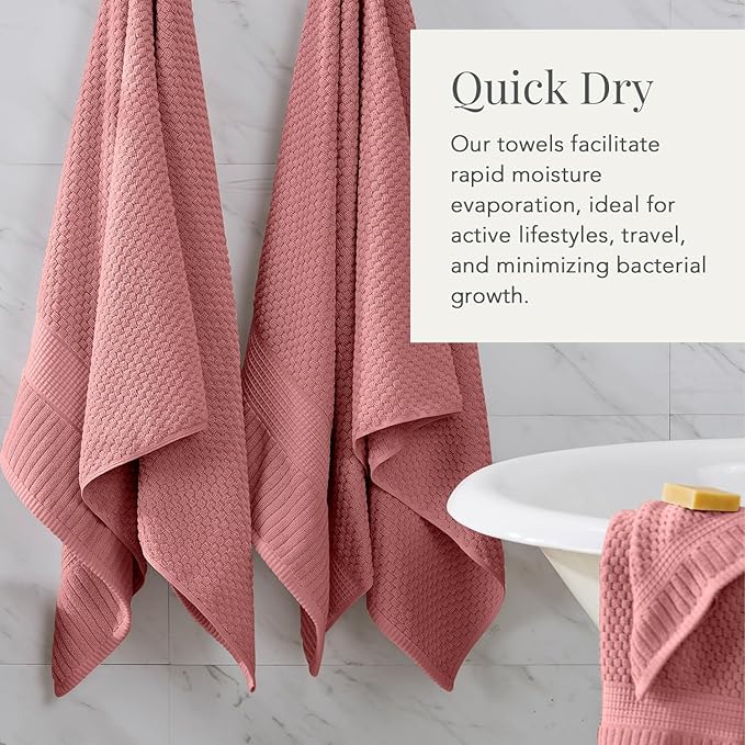NY Loft 100% Cotton 2 Pack Bath Sheet Towel Set | Extra Large Oversize Bath - Image 2