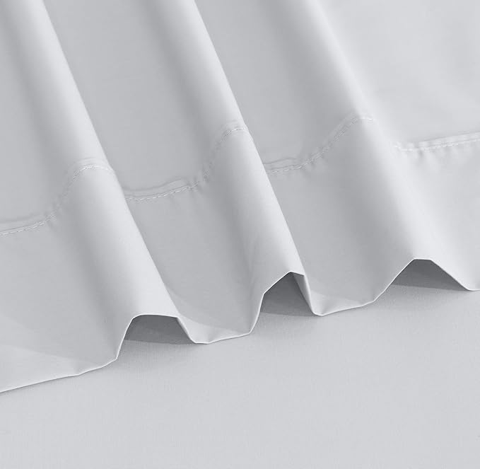 RUVANTI 100% Cotton Sheets – California King Percale Bedding, Cooling & - Image 8