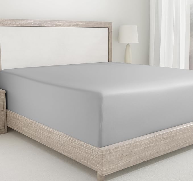 California Design Den Full Fitted Sheet, Deep Pocket Soft 400 Thread Count 100% by CaliforniaDesignDen