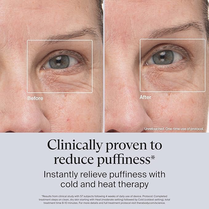 Therabody TheraFace Depuffing Wand – Cold and Heat Skincare Treatment to Depuff - Image 5