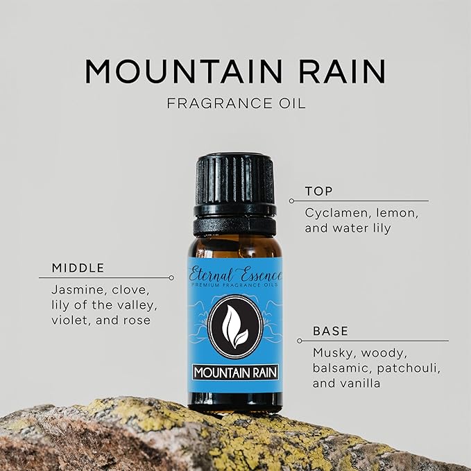 Mountain Rain Premium Grade Fragrance Oil - 10ml - Scented Oil - Image 2