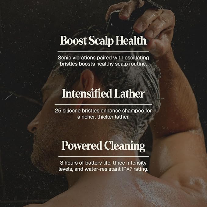 Black Wolf Sonic Scalp Scrubber - Image 3