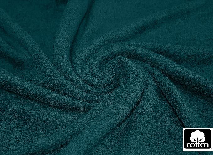 Cotton Craft Ultra Soft 4 Pack Oversized Extra Large Bath Towels 30x54 Teal - Image 7
