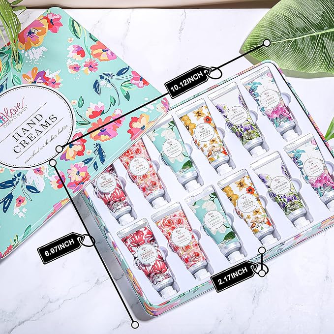 BODY & EARTH 12 Pack Hand Cream Gifts Set, Mothers Day Gifts Bulk - Image 7