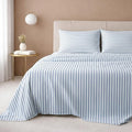 California Design Den Printed Striped Cal King Sheet Set by CaliforniaDesignDen