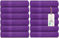Medium Bath Towels Bulk Set of 12 – 100% Cotton Terry – 24" x 48" – Quick Dry by ASTILTEXCottonTowels