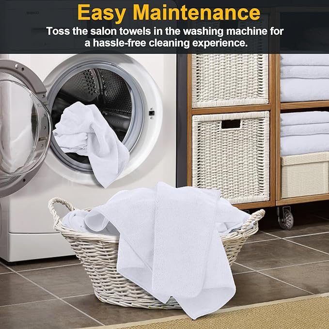 UNIMADE Salon Towels 48 Pack, Super Soft Microfiber Hand Towel, Highly - Image 5