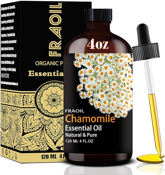 Chamomile Essential Oil, Chamomile Oil 4 Fl Oz 120ML by FRAOILESSENTIALOIL