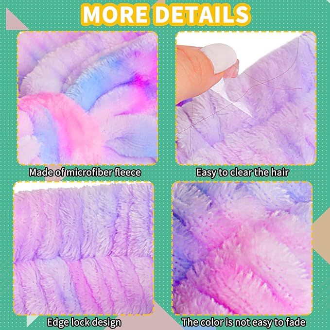 WSYUB Spa Headbands for Girls, Skincare Headband Kids, Headband for Washing Face - Image 6