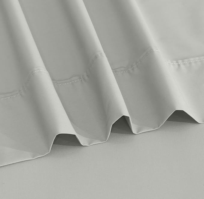 RUVANTI 100% Cotton Sheets – California King Percale Bedding, Cooling & - Image 4
