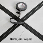 BOMEI PACK Black Painters Tape 1 Inch Bulk - Paint Tape 10 Rolls x 1 Inch x 55 Yards - Painter's Tape Black Masking Tape for Walls Painting, DIY Crafting, and School Projects, Total 550 Yards